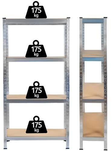 Regał magazynowy 150x75x30 4 0968f9bbb12565252bc33c51f62875d6