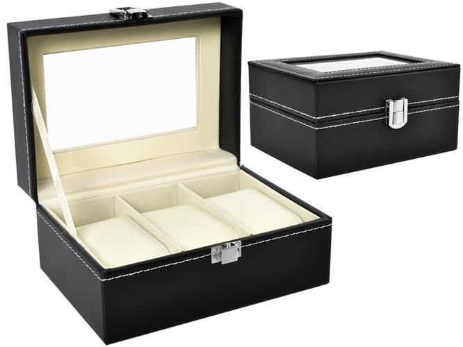 Organizer na zegarki 3 przegródki 4 e9b9b36eb03f13a8d915357b8da4c976