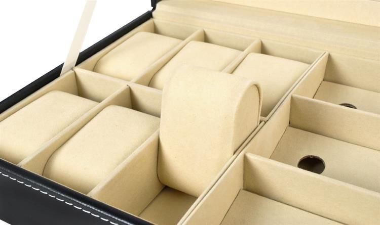Organizer na zegarki i okulary czarny 7 9f91eee9e5bf55bbc571a50959b60f52