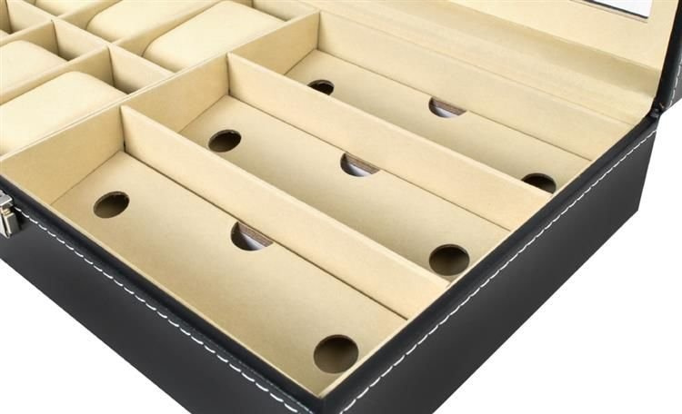 Organizer na zegarki i okulary czarny 8 c9e5c4f838ea1eafffb648b5822f05e9