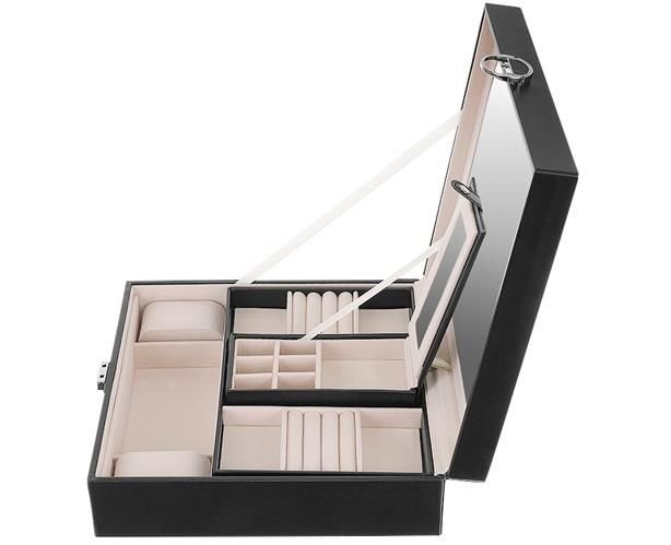 Kuferek na biżuterię - czarny Beautylushh 8 6ade99dacb1dc2ca2541f9374ee522d2