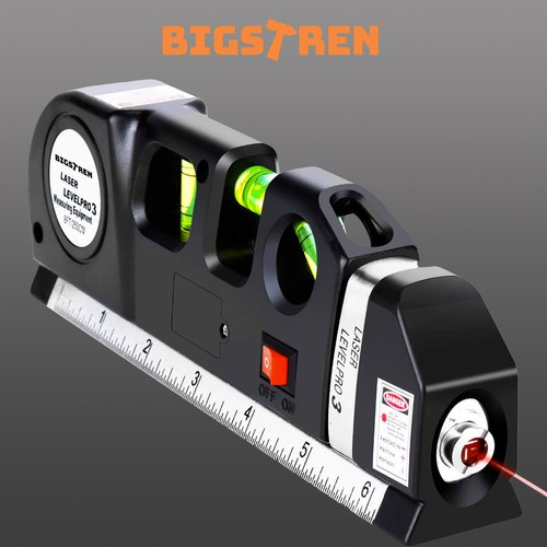 Poziomica laserowa z miarką 250cm Bigstren 21747 3 df70e24b98879983674933eb7e6f3bae