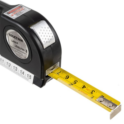 Poziomica laserowa z miarką 250cm Bigstren 21747 12 5c90647dae3078b1e6bce6529ea208c7