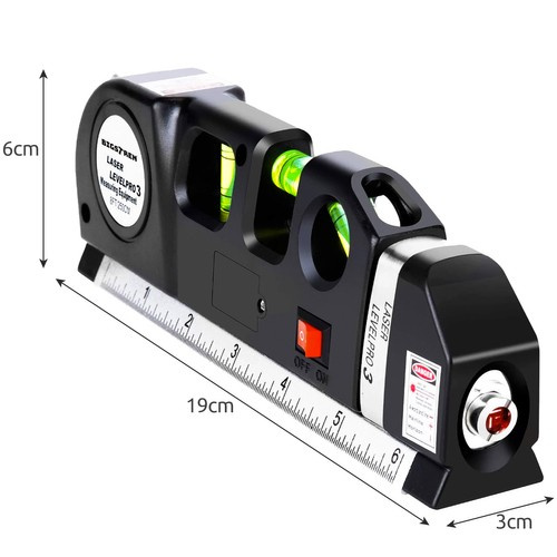 Poziomica laserowa z miarką 250cm Bigstren 21747 4 8573536f66c2e2d371bc9e81b5a466bb