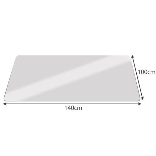Mata ochronna pod krzesło 100x140cm RUHHY- mleczna 3 a95a47affe63269fbcb3078427a3ca1f