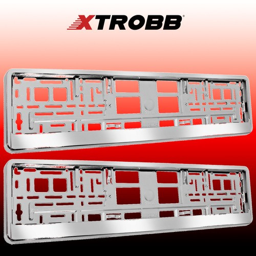 Ramka pod tablice rejestracyjną 2szt. Xtrobb 22048 3 1697fbbadaaa2f5d58efa41001a7526f