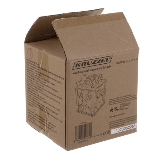 Kostka edukacyjna drewniana- sorter Kruzzel 22566 14 02bb2f43c386624e194e94c358cba904
