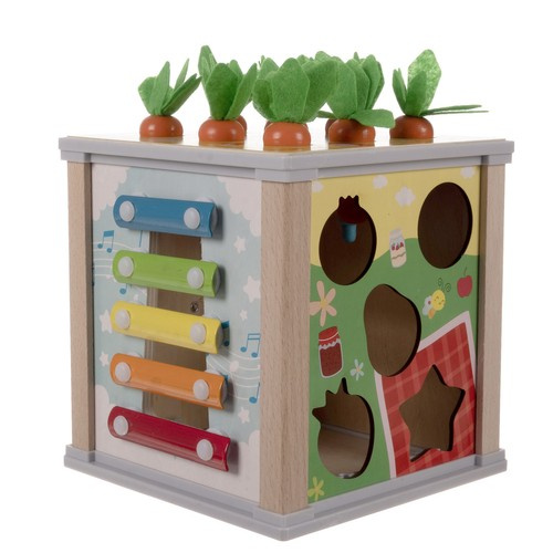 Kostka edukacyjna drewniana- sorter Kruzzel 22566 9 846d58510bb9d81fbaca047cc19eef28