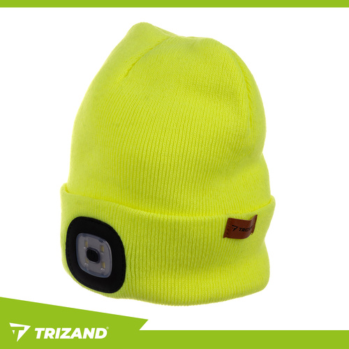 Czapka zimowa z latarką- żółta Trizand 22664 3 02e65c42db8d0f5fc9e681a71ded9e26