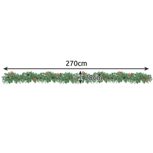 Girlanda choinkowa 2.7m z lampkami LED Ruhhy 22322 3 2a4329addcfc082c0477aab57b9940d1