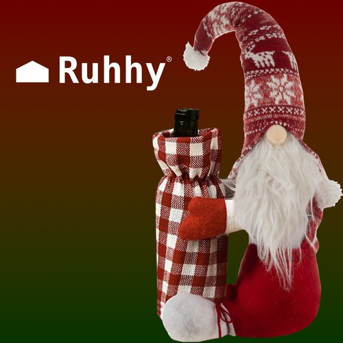 Skrzat świąteczny z torbą na butelkę Ruhhy 22508 3 a539b2c2e70551b803d1a78fbd7122fe