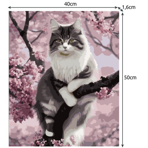 Malowanie po numerach 40x50cm- kotek Maaleo 22783 4 47611bf4bac661c16bcfb4a75bb89e32