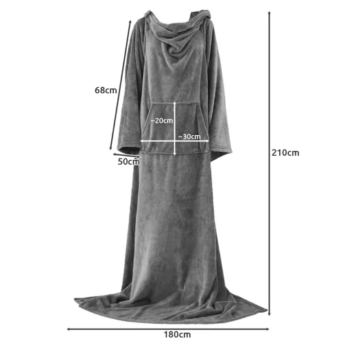Bluza- kocoszlafrok jasnoszary Ruhhy 22649 4 82a71dc934acfca4012493ca5112e149