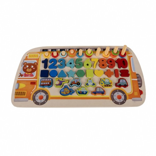 Układanka drewniana- sorter 6w1 Kruzzel 22636 5 437f69a8b4c26c25d70014673c7980ed