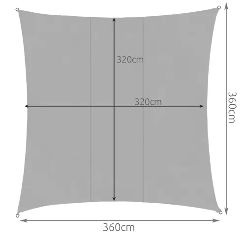 Żagiel przeciwsłoneczny 3.6x3.6m Gardlov 23164 10 1c4a49ddb78481436f760b62d613f906