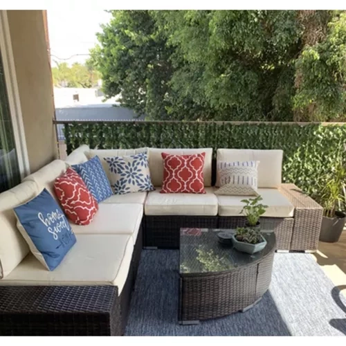 Żywopłot sztuczny na balkon - 3m Gardlov 23641 7 b5a0d4ce661387624529cb0a788d14e4