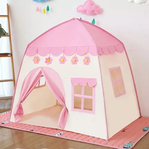 Namiot dla dzieci DOMEK + lampki 23472 5 9b94589adb15b167359522343987aa53