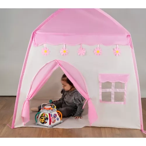 Namiot dla dzieci DOMEK + lampki 23472 11 2f07487cd1393db583f39fa7e01373f5