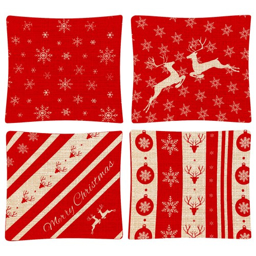 Poszewka dekoracyjna 45x45cm - zestaw 4 szt. Ruhhy 4 4661fa220b96270535ce4bcafe55160a