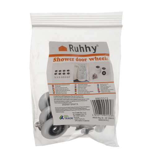 Kółka do kabiny prysznicowej Ruhhy 25513 15 f92fd12ad8c4849e890d86fcbf11c56d