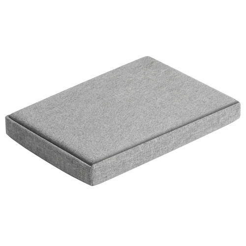 Pufa materiałowa szara 60x30x30 cm Ruhhy 25996 9 6bc69a5de01138da83270ba1f705c277