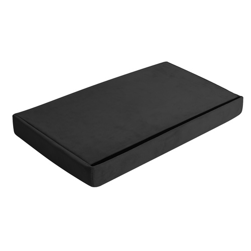 Pufa welurowa czarna 60x30x30 cm Ruhhy 25995 9 4b95e12870d67b1e718bbd84dec71424