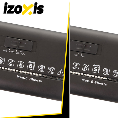 Niszczarka do dokumentów 10L Izoxis 26136 12 924768700eb6c2d1bd8a69de6101dd23