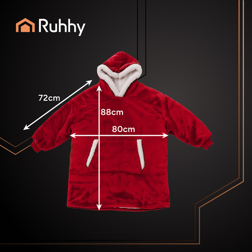 Bluza XXL - koc czerwony Ruhhy 26145 3 c11d0e35d26c43036f96b0ec9c3b48a9