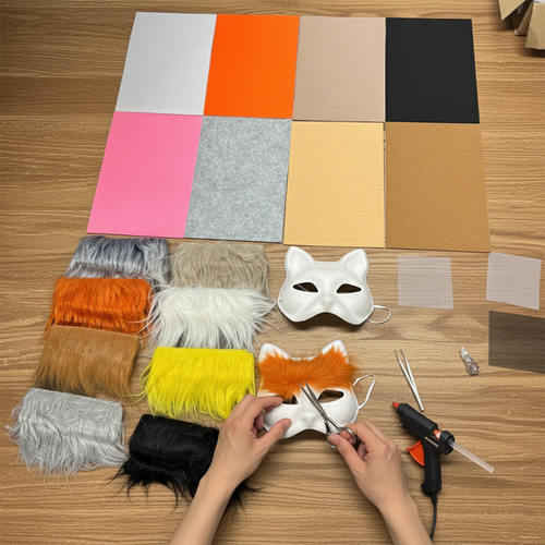 Maska kota DIY 6szt. + akcesoria Maaleo 26570 7 77c17474392b6b17b959f82d9b8f346b