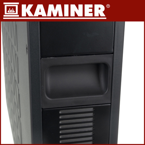 Grzejnik elektryczny- czarny Ziflo Kaminer 26403 7 480296f6d6c42131a2afac2f128ee52f