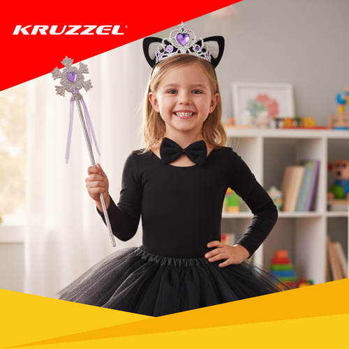 Strój kotek - zestaw 7el. Kruzzel 26474 6 7b270b63db4289c4d838fdfec8ccf461