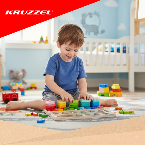 Sorter - zabawka edukacyjna Kruzzel 26509 5 5d4797ab7d943f4f71e30e6a6e861b5c