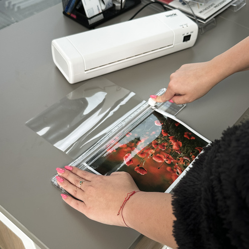 Laminator A4- zestaw 4w1 Izoxis 25417 13 ec4a102280ca91f2a42ff039abde932f