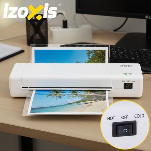 Laminator A4- zestaw 4w1 Izoxis 25417 5 387d16b7c85f0f4f8d51940136b769d6