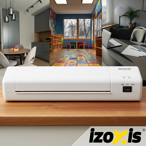 Laminator A4- zestaw 4w1 Izoxis 25417 11 b9b462d57c3a2f71365a79d545de3cc9